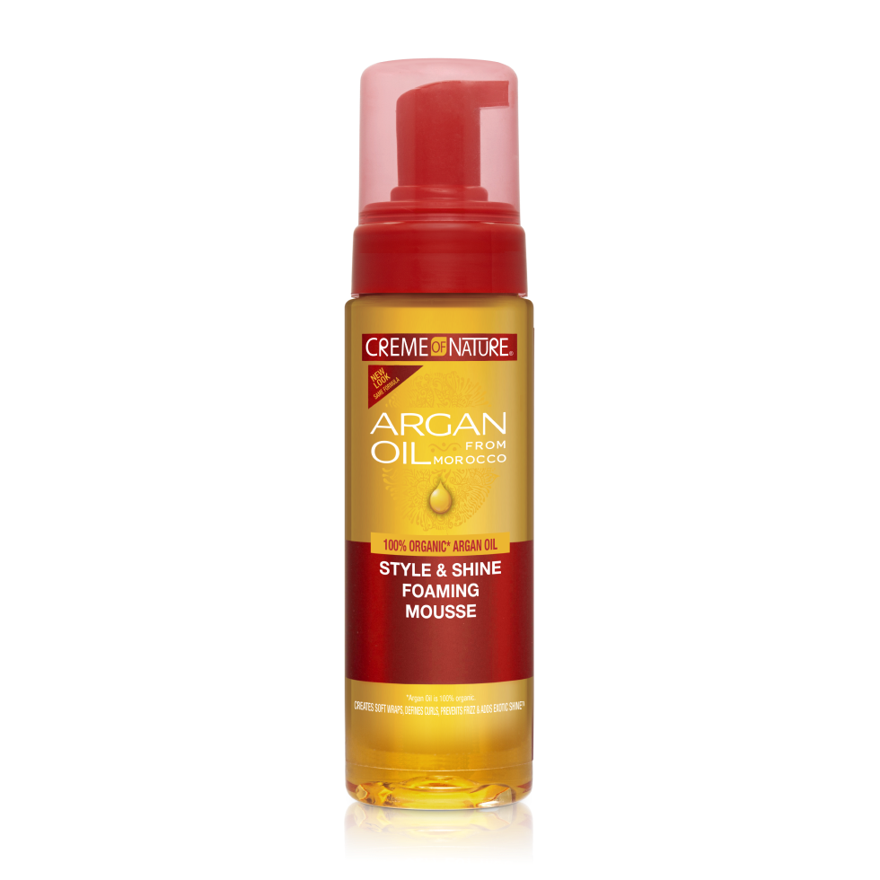Creme of Nature - Argan Style &amp; Shine Foaming Mousse 7oz