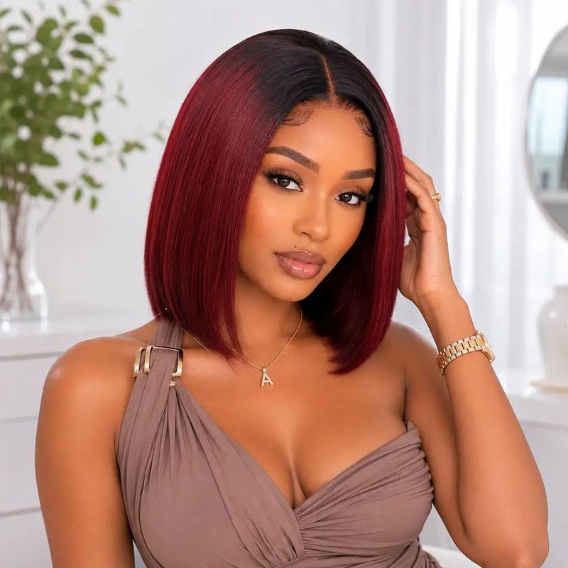 Wig - Front Lace - 1B/BUG 14"