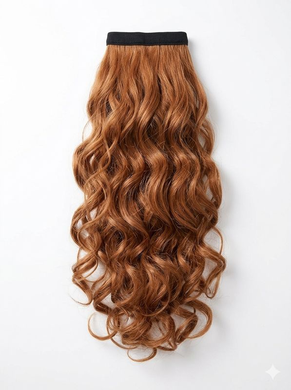 Synthetic Ponytail Curly (Velcro) - #30