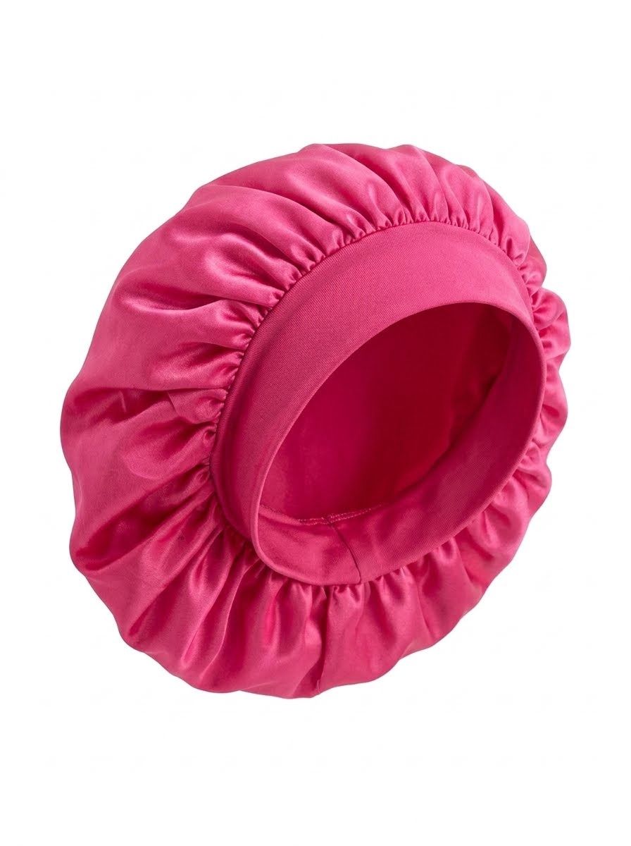 Satin Bonnet - Hot Pink