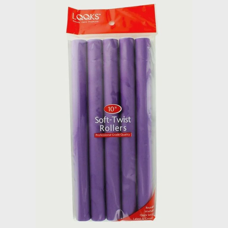 Foam Curl Rods - X Large Purple - 5 pk