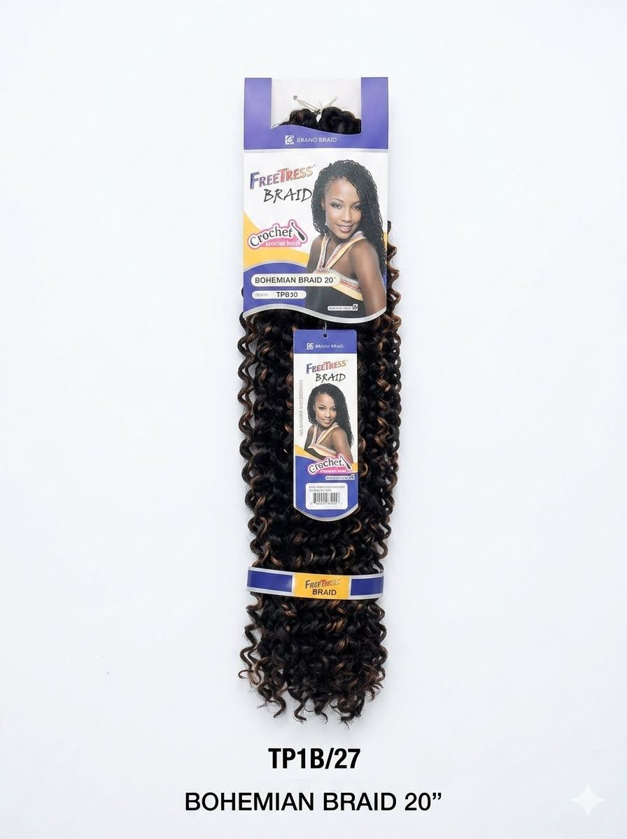 FreeTress Bulk - Bohemian Braid 20" - #1/27