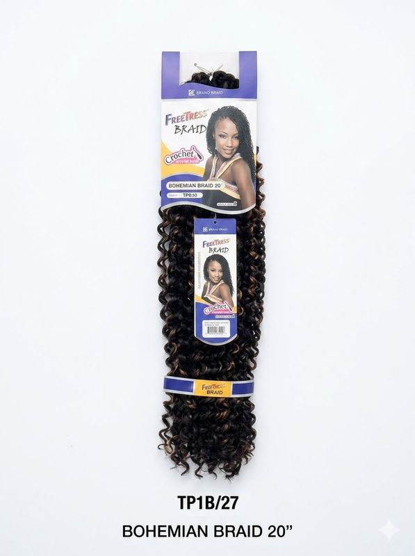 FreeTress Bulk - Bohemian Braid 20" - #1/27
