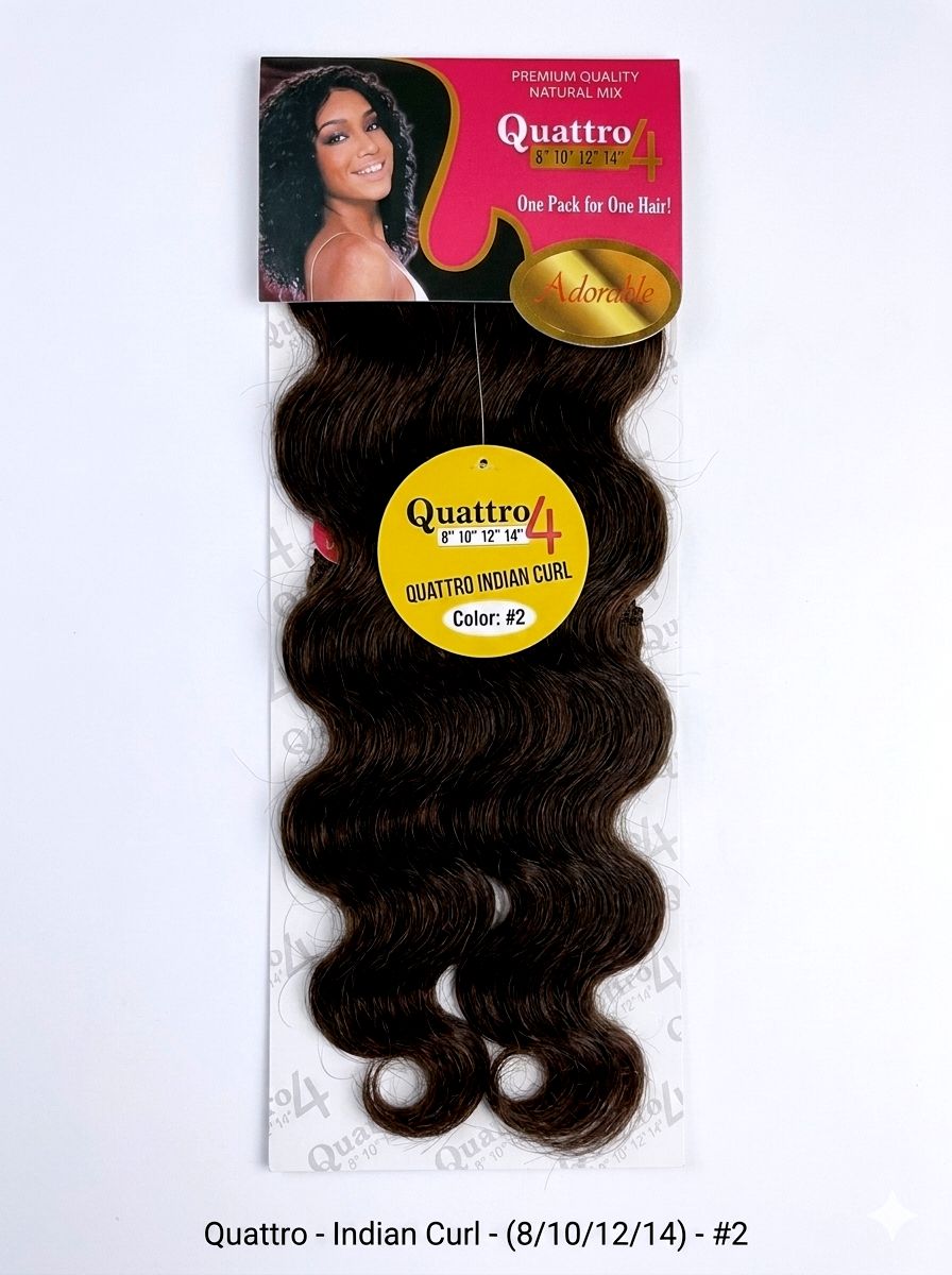 Adorable (Pink) - Indian Curl – (8/10/12/14) - #2