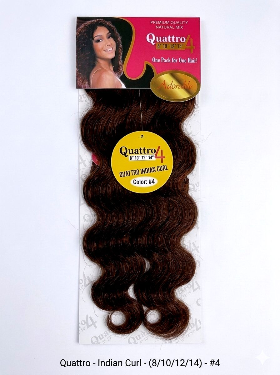 Adorable (Pink) - Indian Curl – (8/10/12/14) - #4