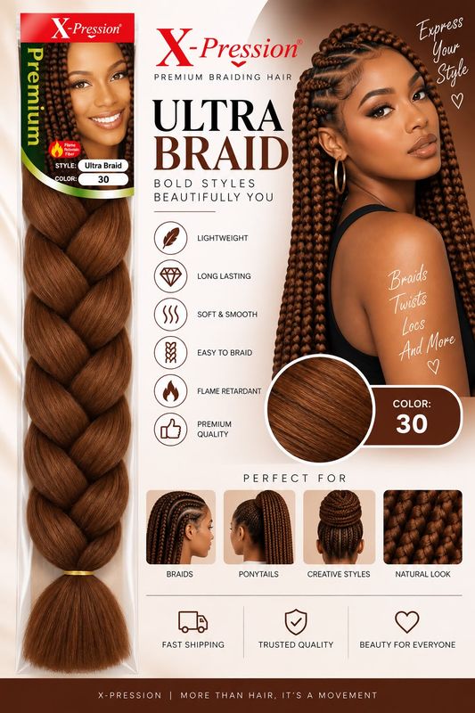 X-Pression Premium Ultra Braid - #30