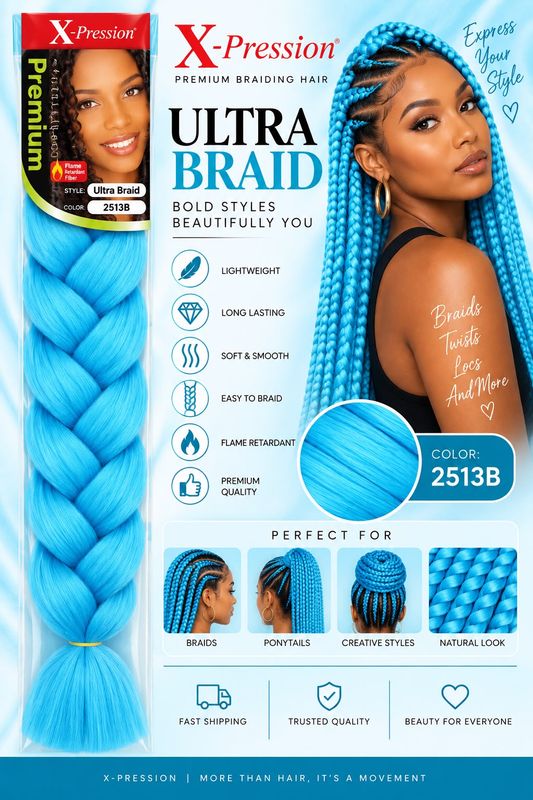 X-Pression Premium Ultra Braid - #2513B
