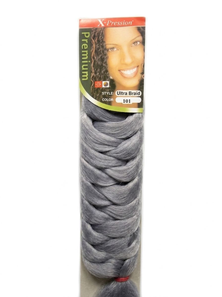 X-Pression Premium Ultra Braid - #II Grey