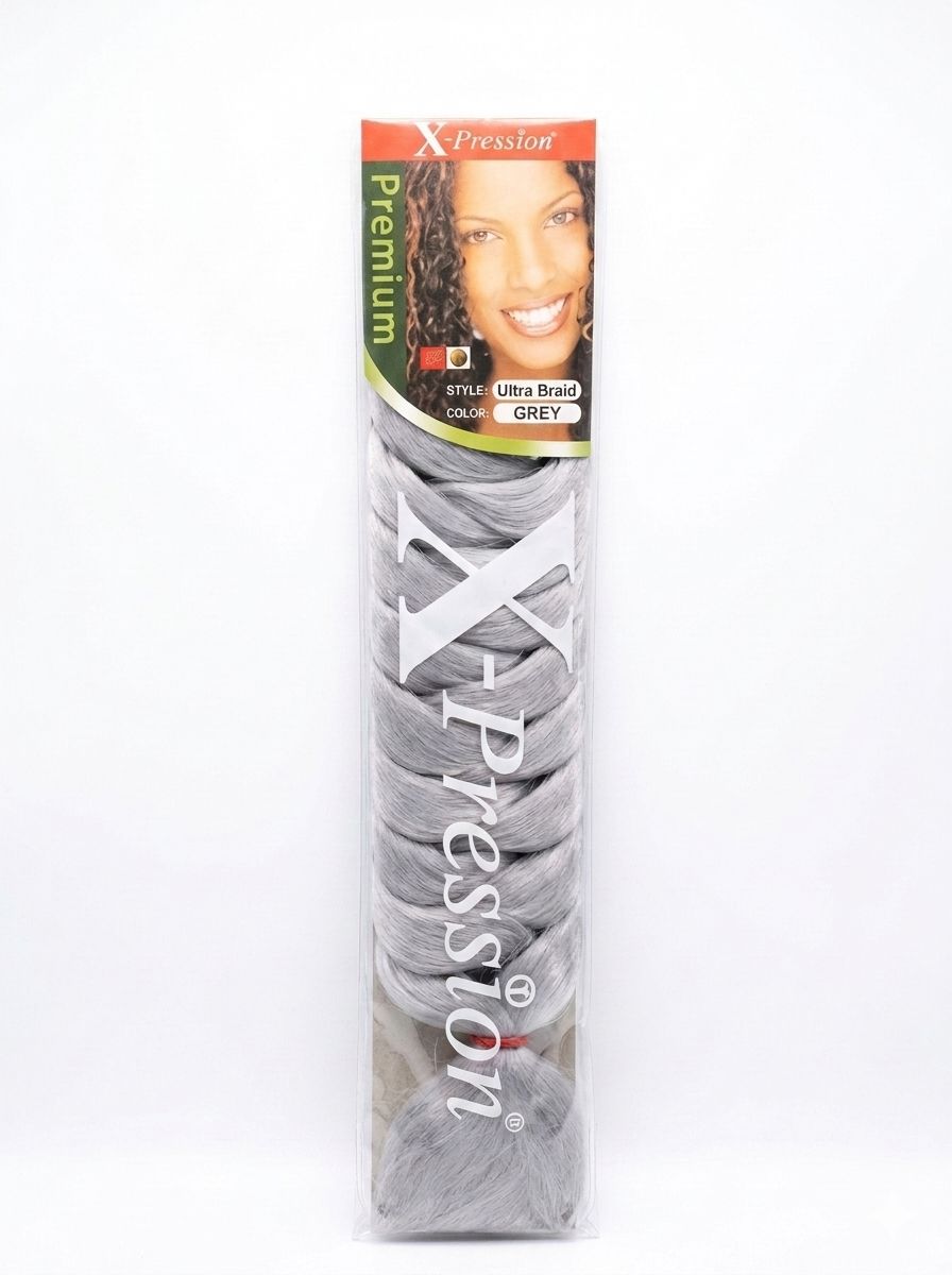 X-Pression Premium Ultra Braid - #Grey
