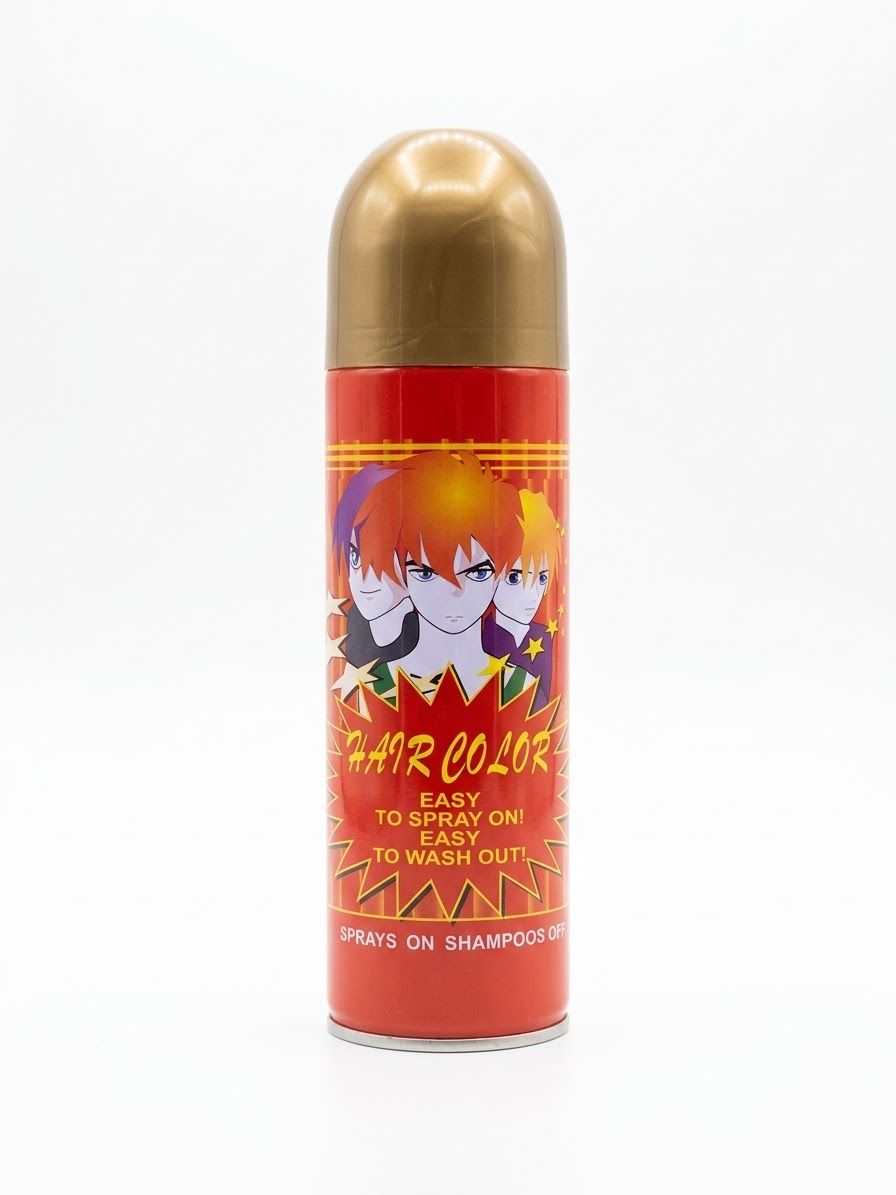 Color Hair Spray - Gold Cap