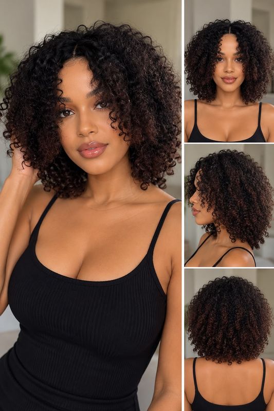 Melanie - Synthetic Wig - Curly WL9302 - #1/64/33