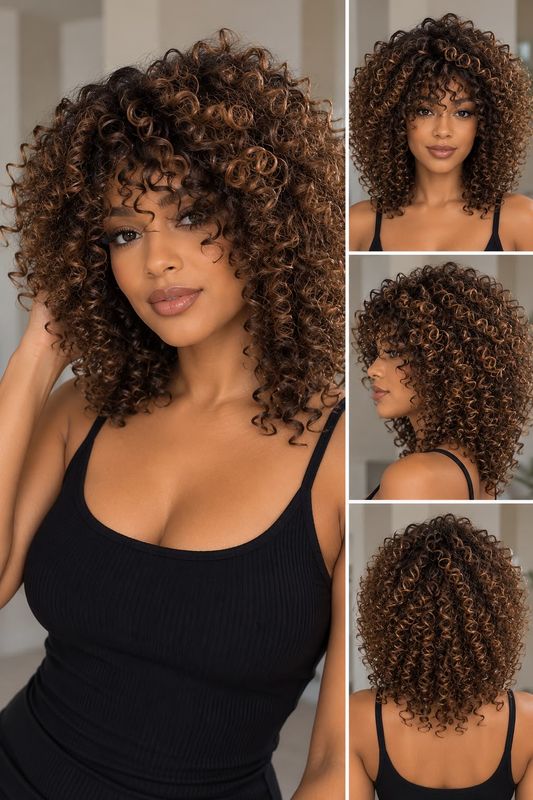 Jenny - Synthetic Wig - Curly WYL1026 - #T1430