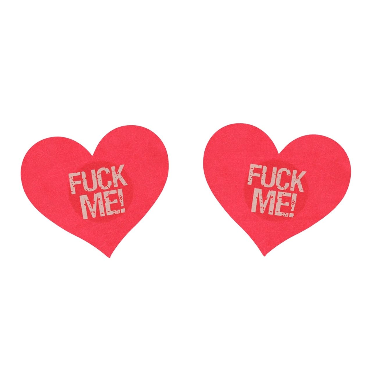 Nipple Pasties - F&amp;ck Me Heart (Red)