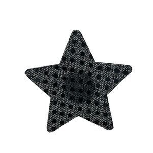 Nipple Pasties - Star Polkadot (Black)
