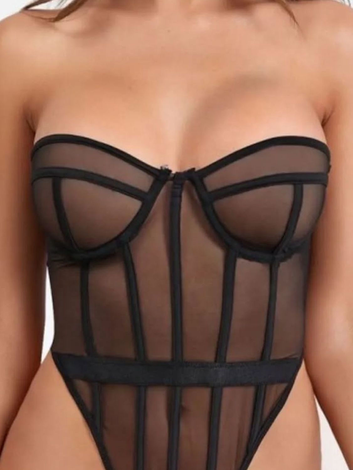 Mesh Teddy - Black