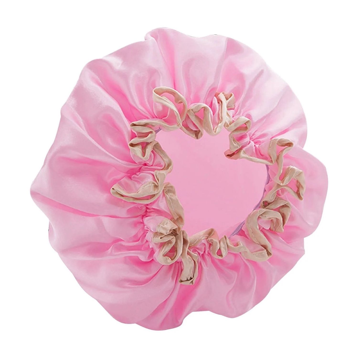 Shower Bonnet - Pink/Gold