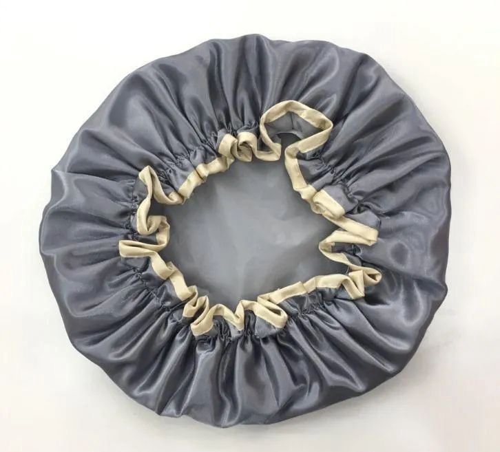 Shower Bonnet - Olive/Gold