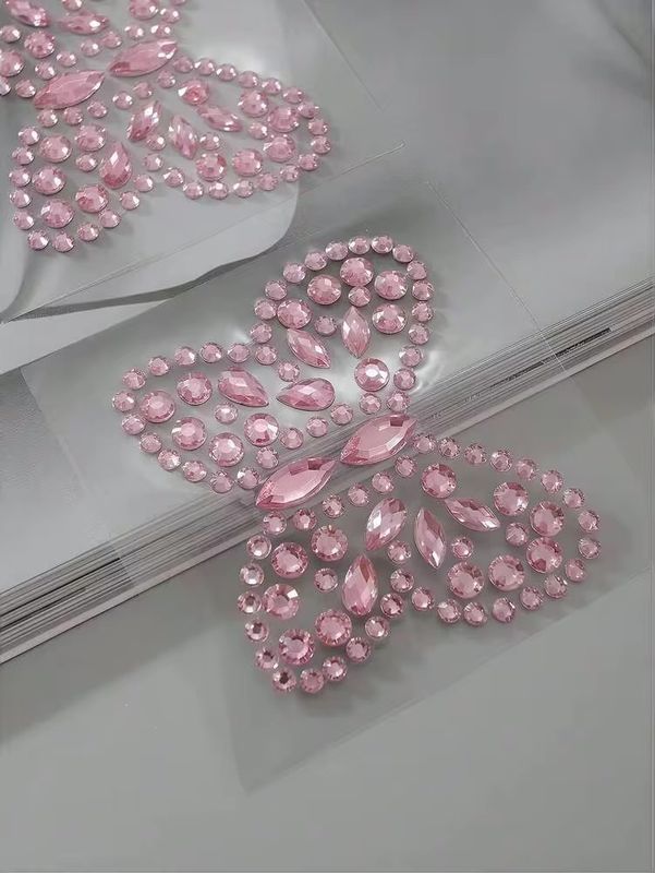 Nipple Pasties - Rhinestone Butterfly