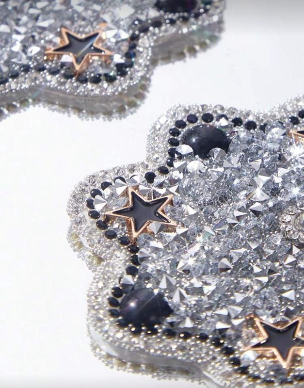 Nipple Pasties - Rhinestone Flower