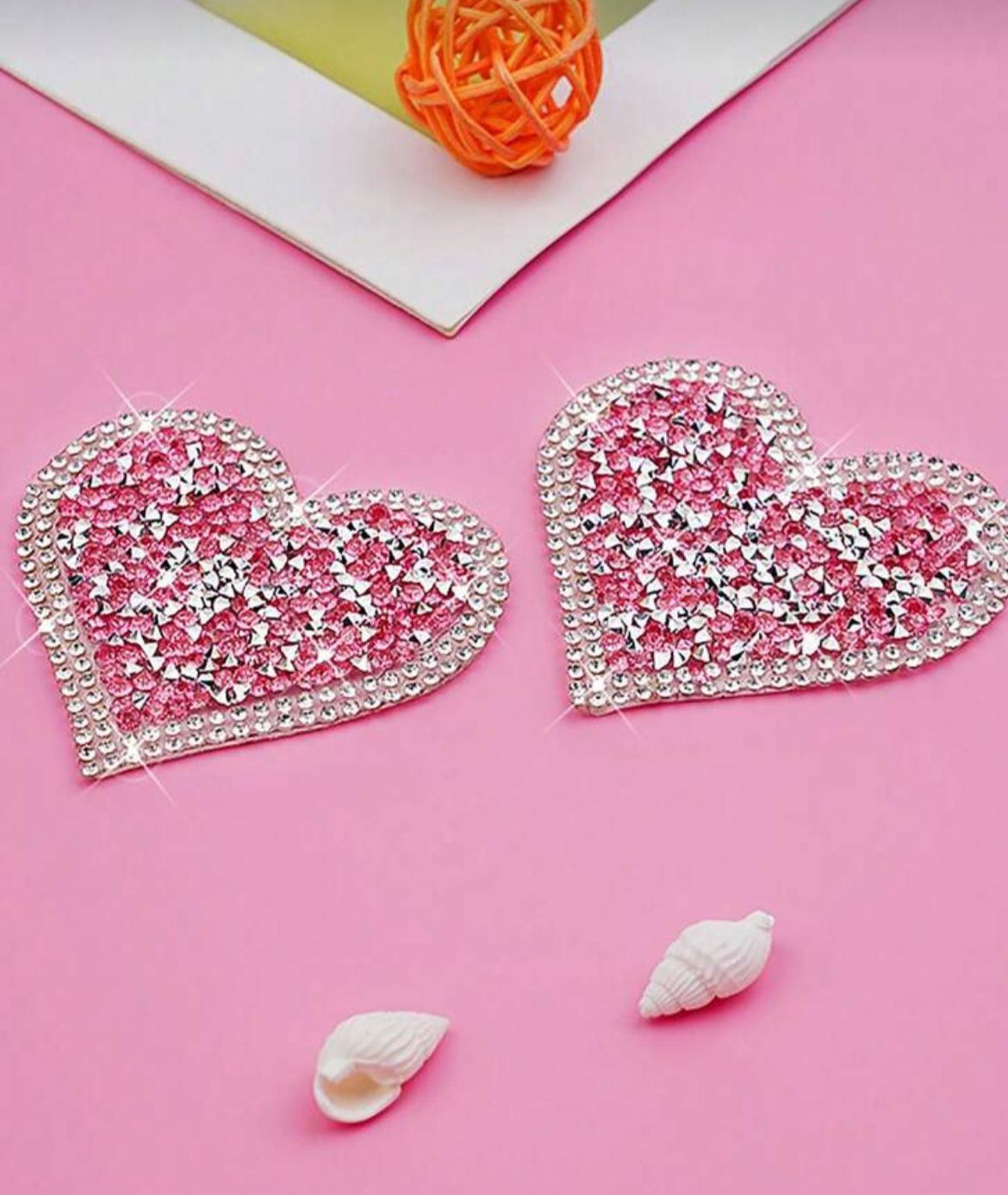 Nipple Pasties - Pink Hearts