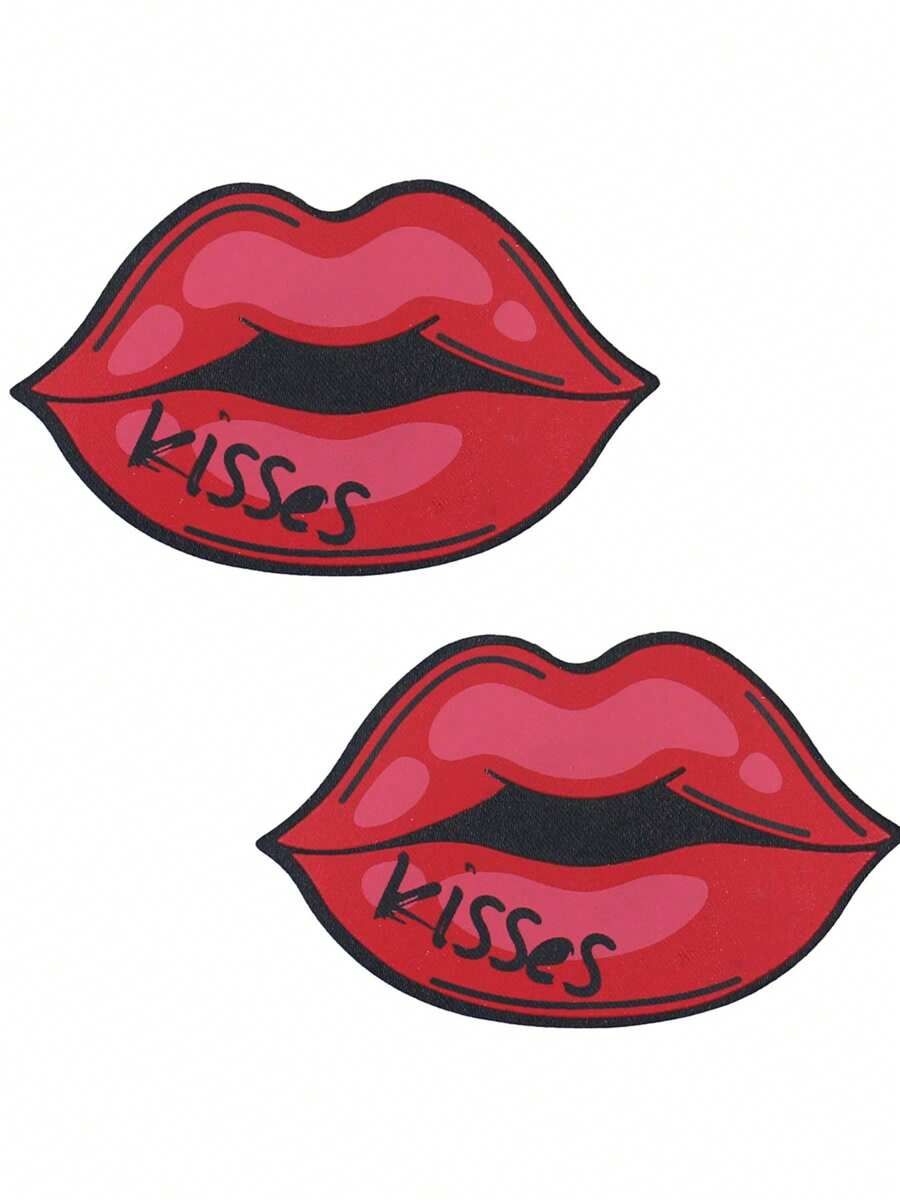 Nipple Pasties - Lips (kisses)