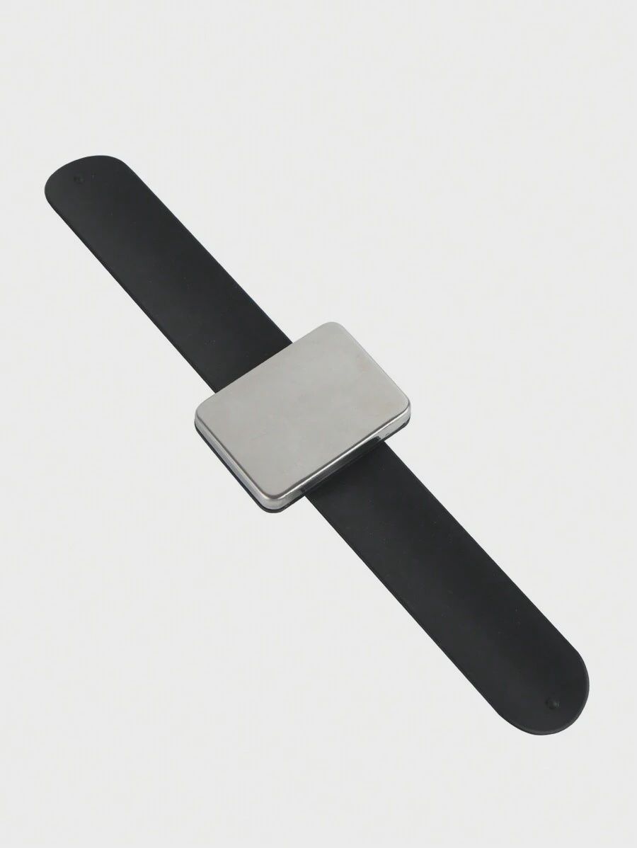 Magnetic Silicone Wrist Band - Black