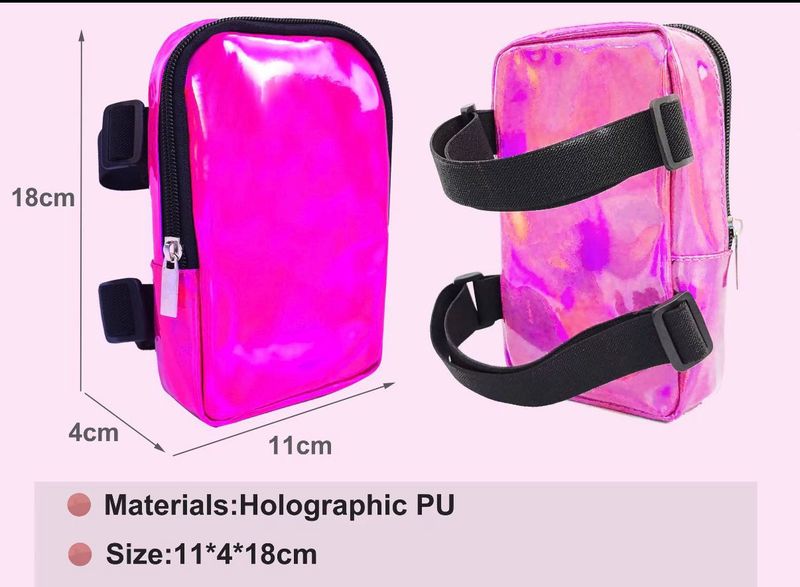 Holographic Thigh Pack - Blue