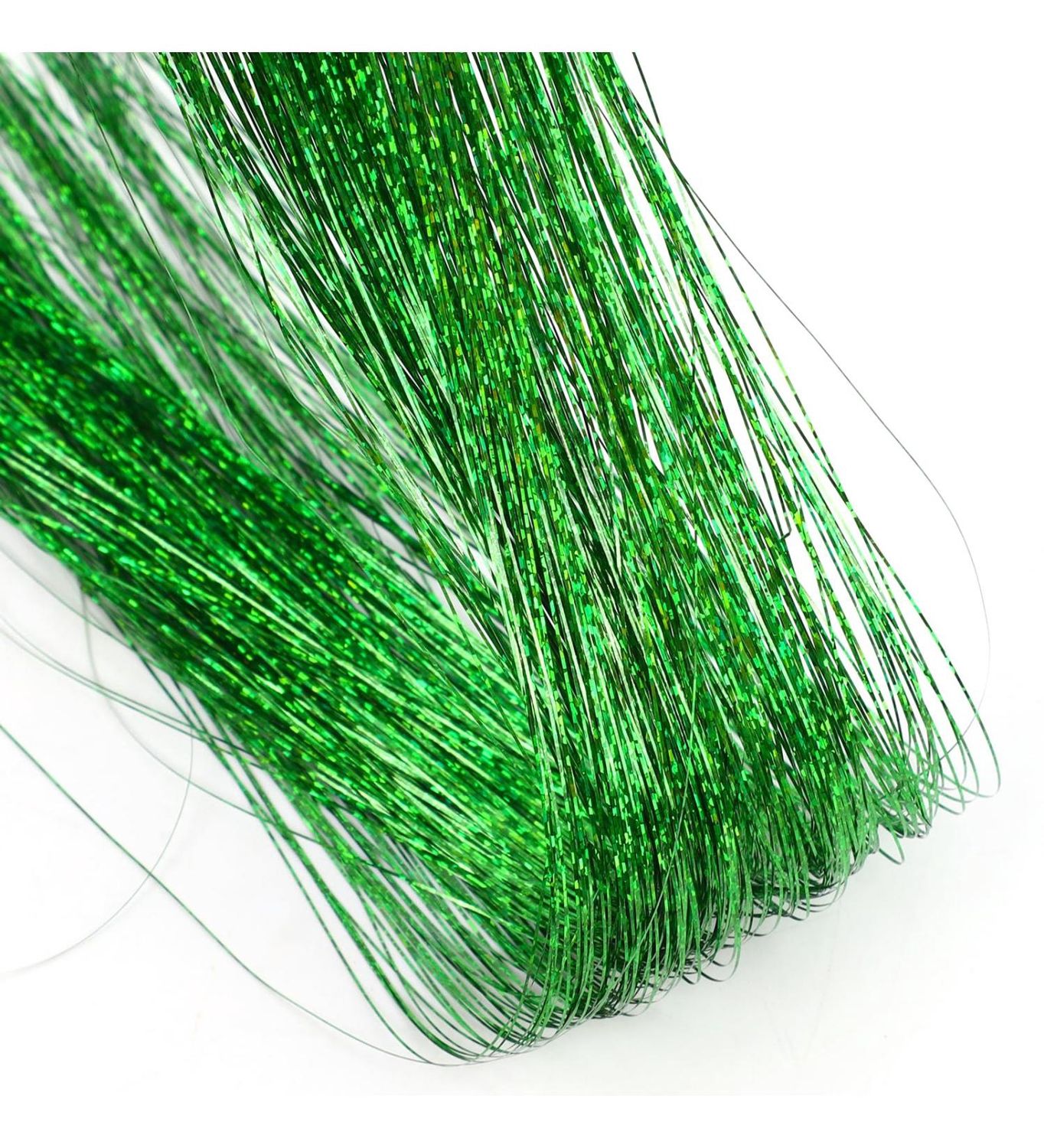 Glitter Clip Ins - 1” - Green