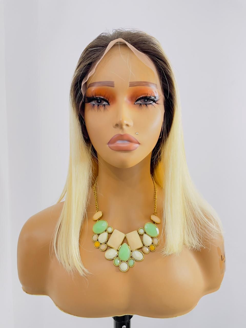 Wig - Front Lace - 1B/613 14”