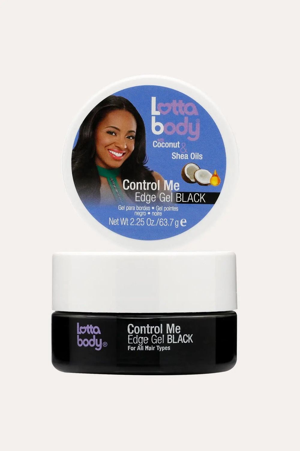 Lotta Body Control Me Edge Gel - Black 2.25oz