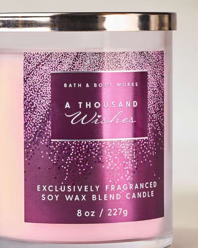 Bath &amp; Body Works Candle - A Thousand Wishes