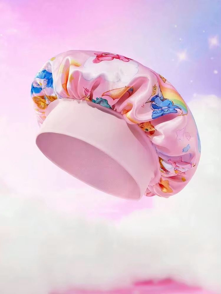 Satin Bonnet - Care Bears (Pink)