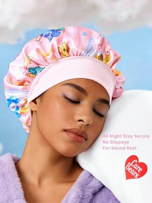 Satin Bonnet - Care Bears (Pink)