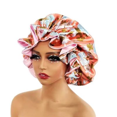 Satin Bonnet Double Lined - Dandelion (Pink/Blue)