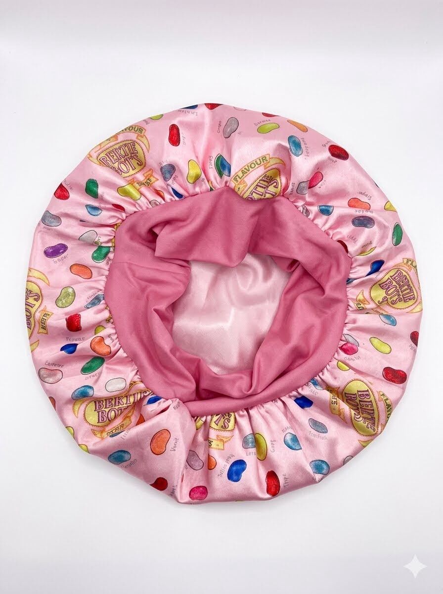 Satin Bonnet - Harry Potter/Bertie Bott (Pink)