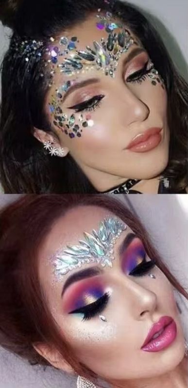 Face Gems - Acrylic Crystal Sticker 3