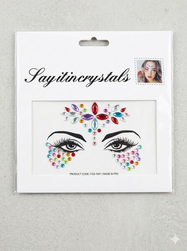 Face Gems - Acrylic Crystal Stickers 8
