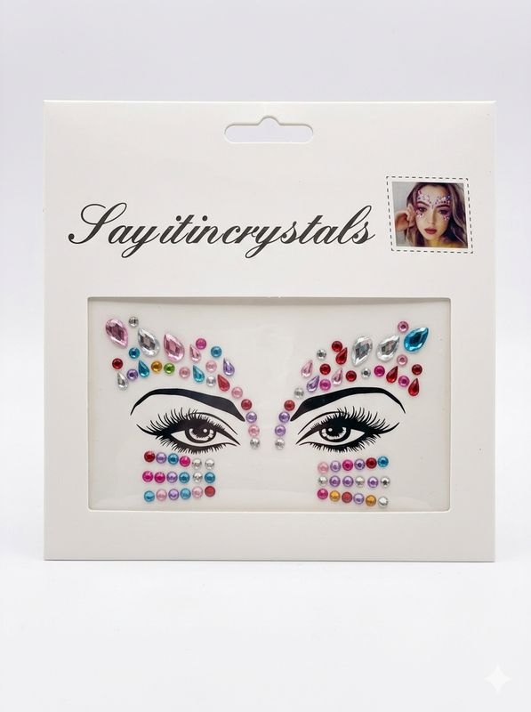Face Gems - Acrylic Crystal Stickers 10