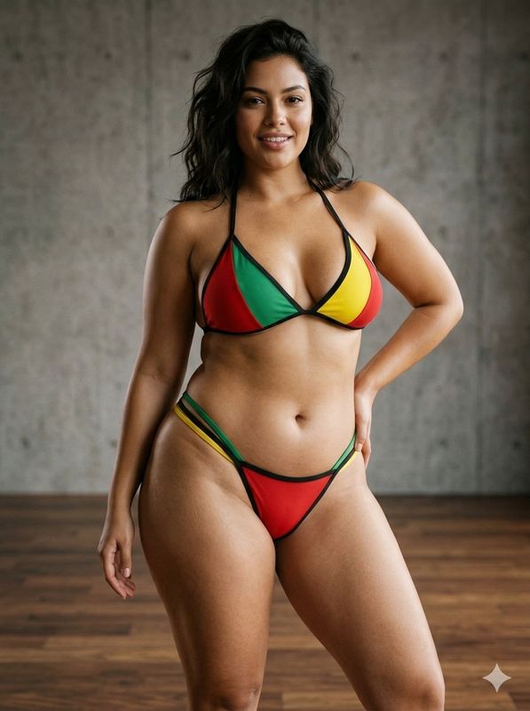Swim Genesis - Bikini (Red, Yellow, Green) Small