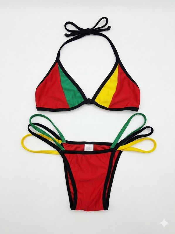 Swim Genesis - Bikini (Red, Yellow, Green) Small