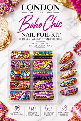 Boho Chic Nail Foil Kit