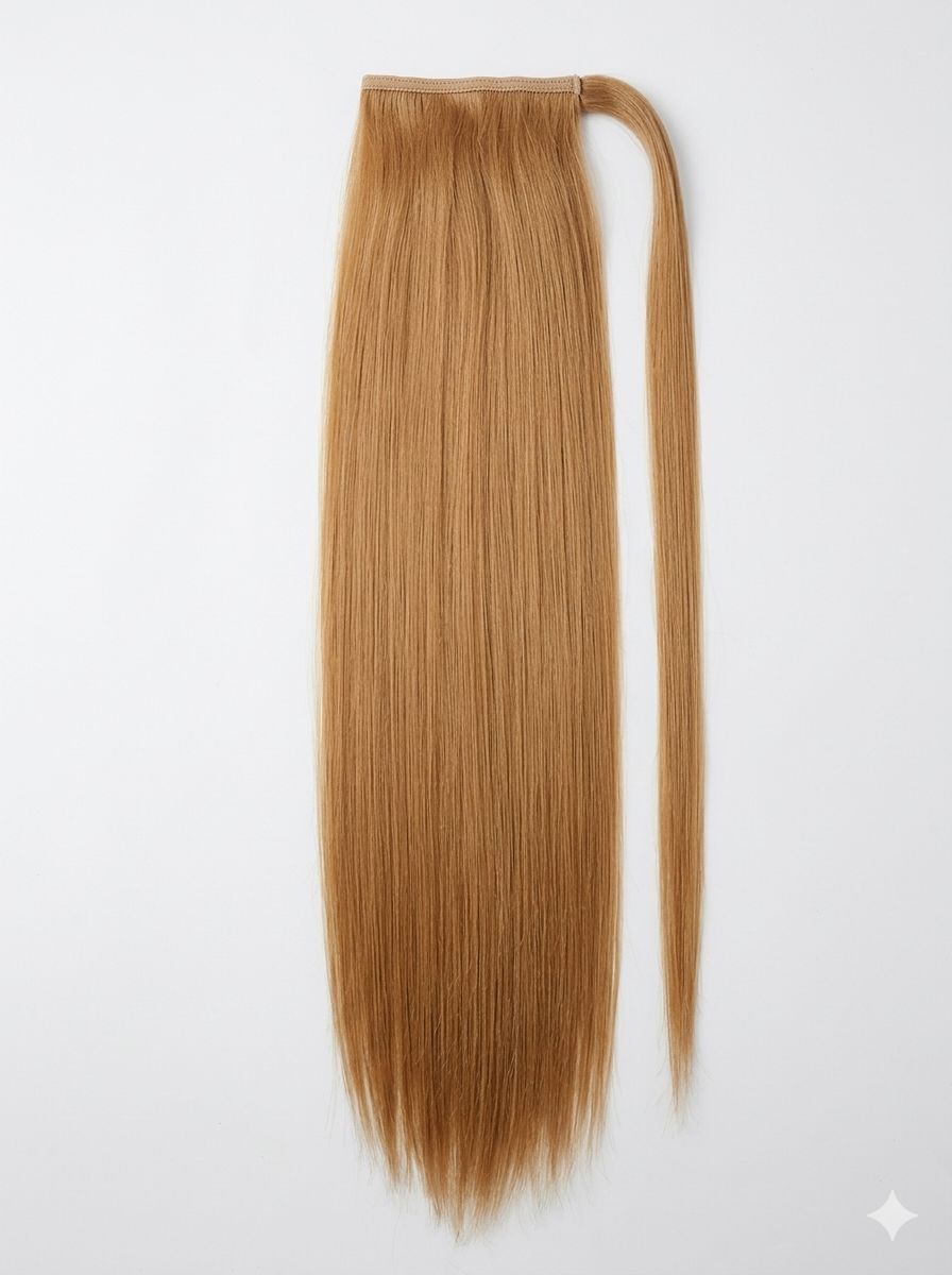 Synthetic Ponytail Straight - Velcro #30 (24”)