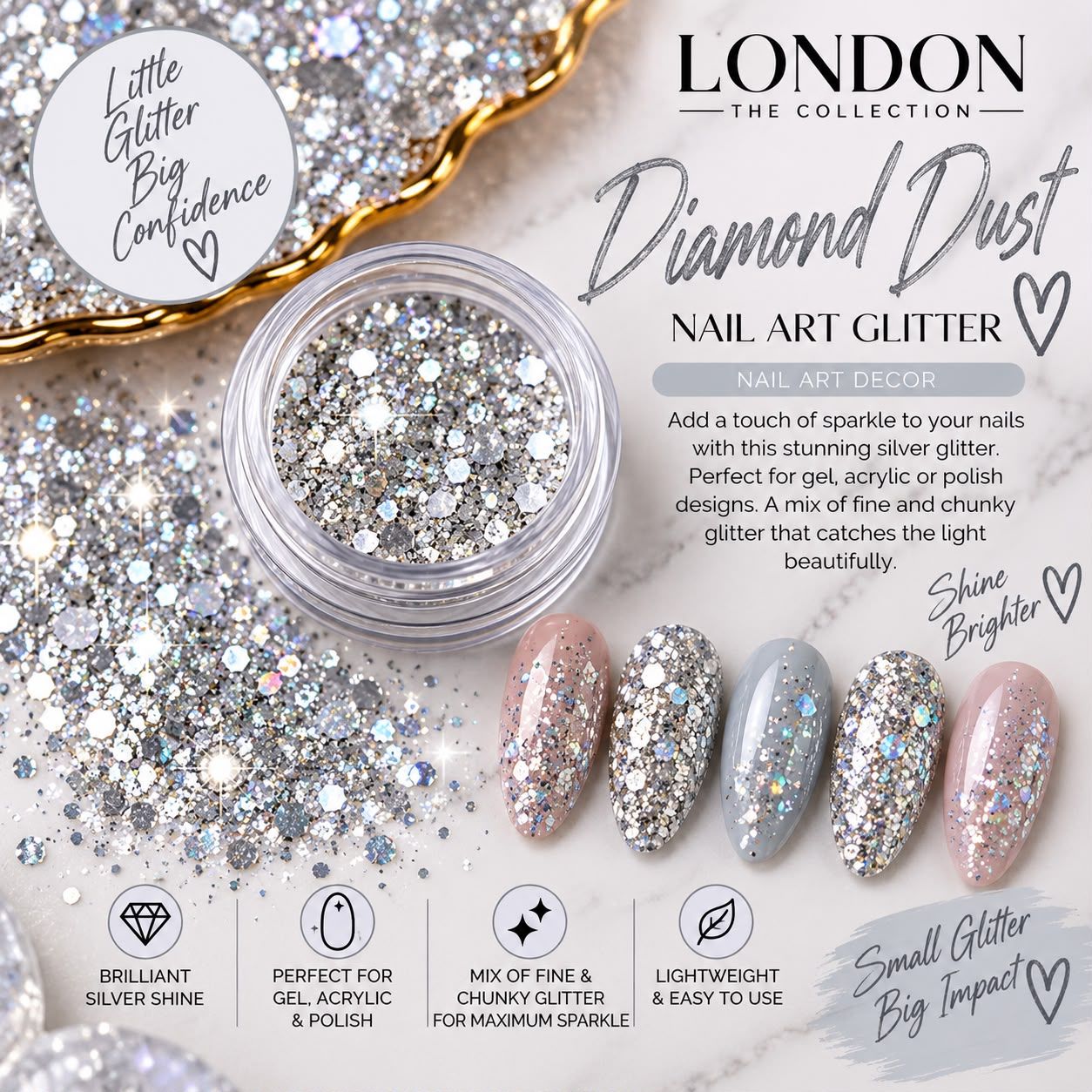 Diamond Dust Nail Art Glitter