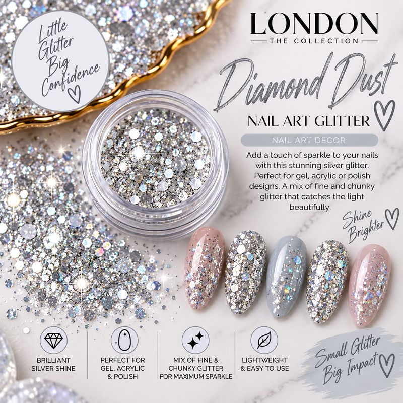 Diamond Dust Nail Art Glitter