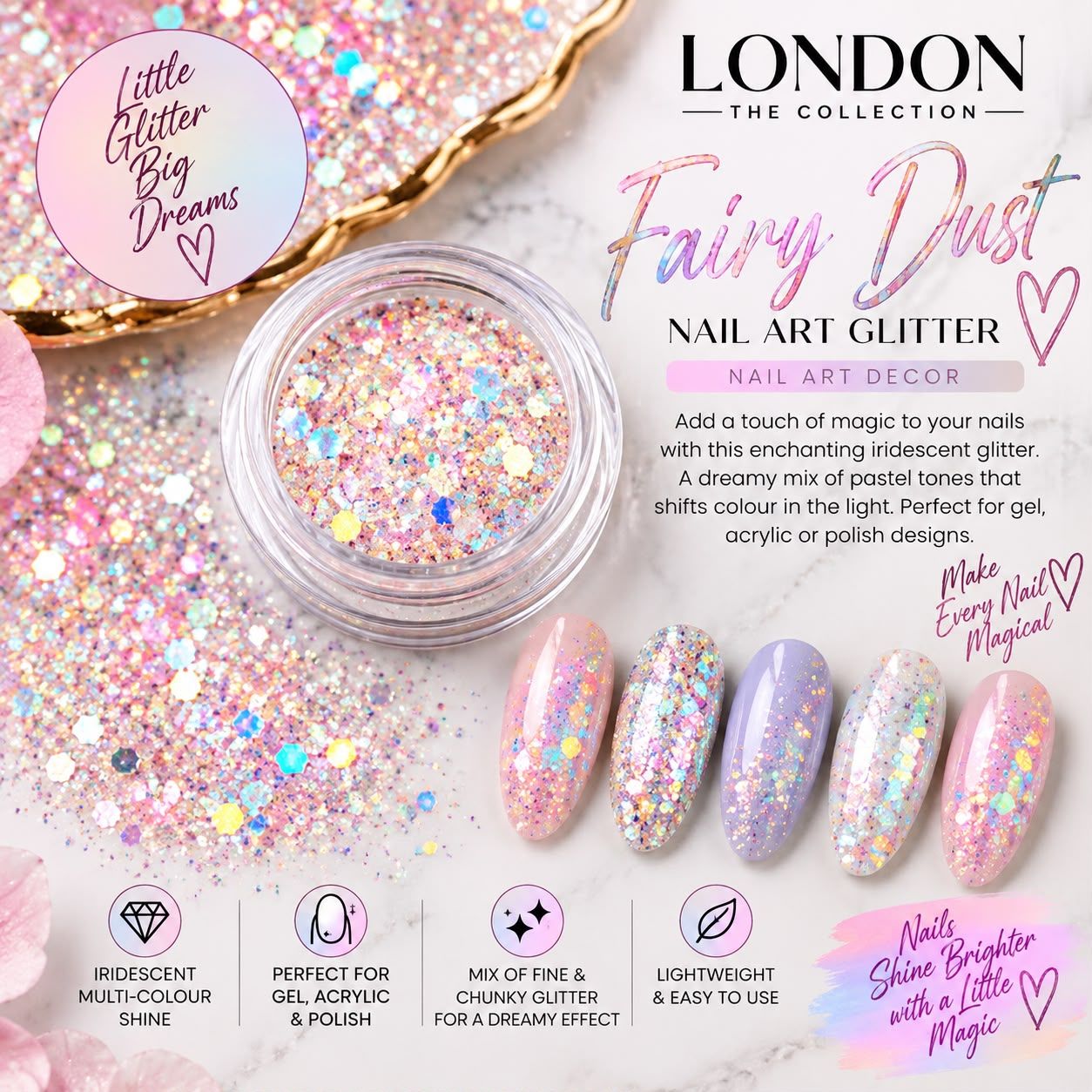 Fairy Dust Nail Art Glitter