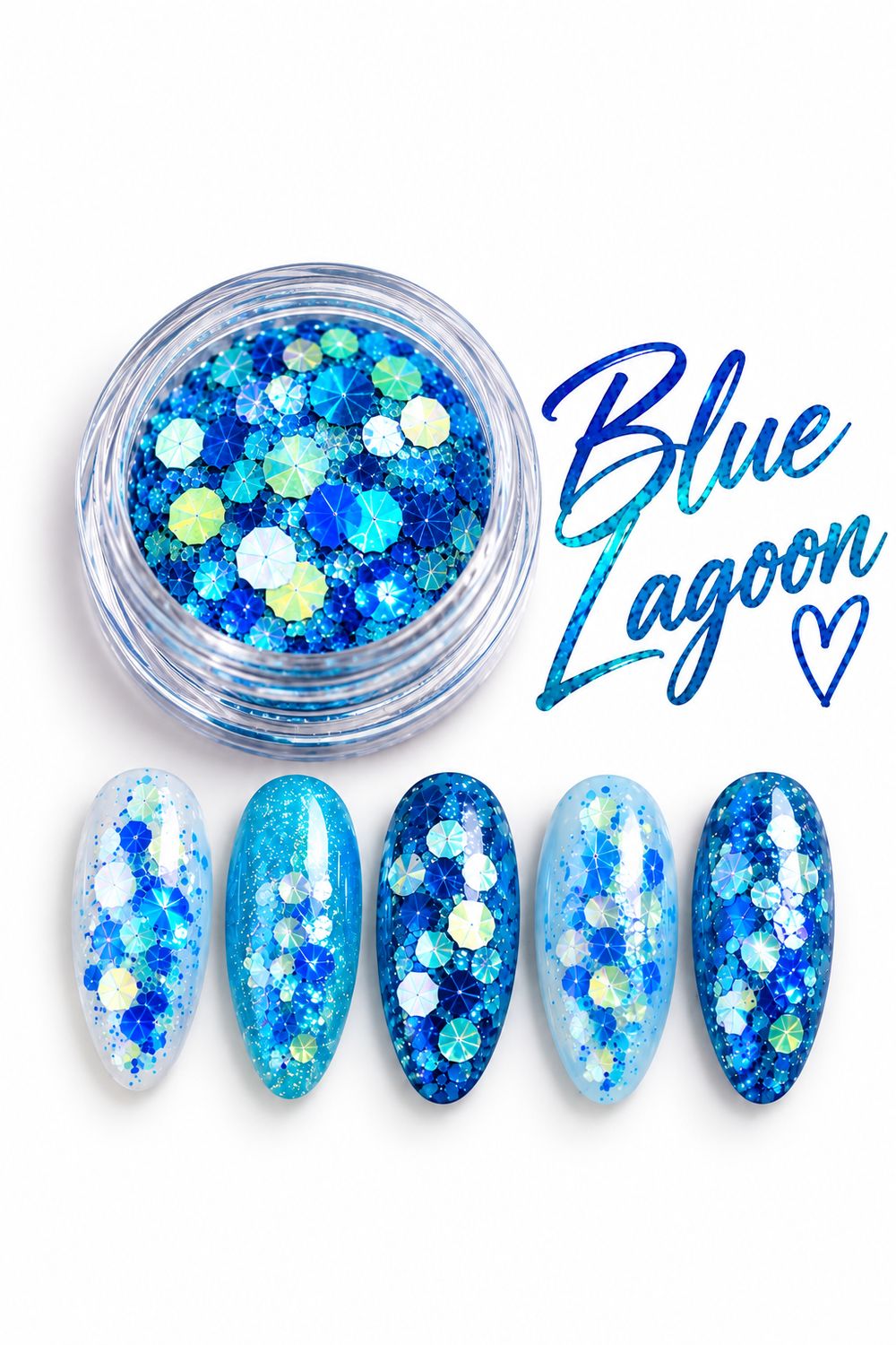 Blue Lagoon -  Nail Art Decor