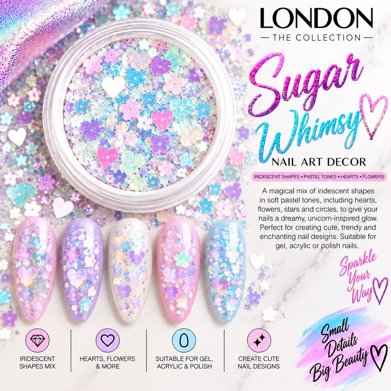 Sugar Whiskey - Nail Art Decoration