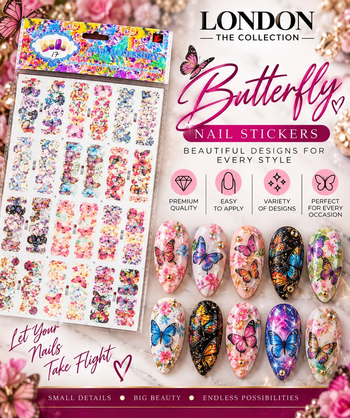 Butterfly - Nail Sticker