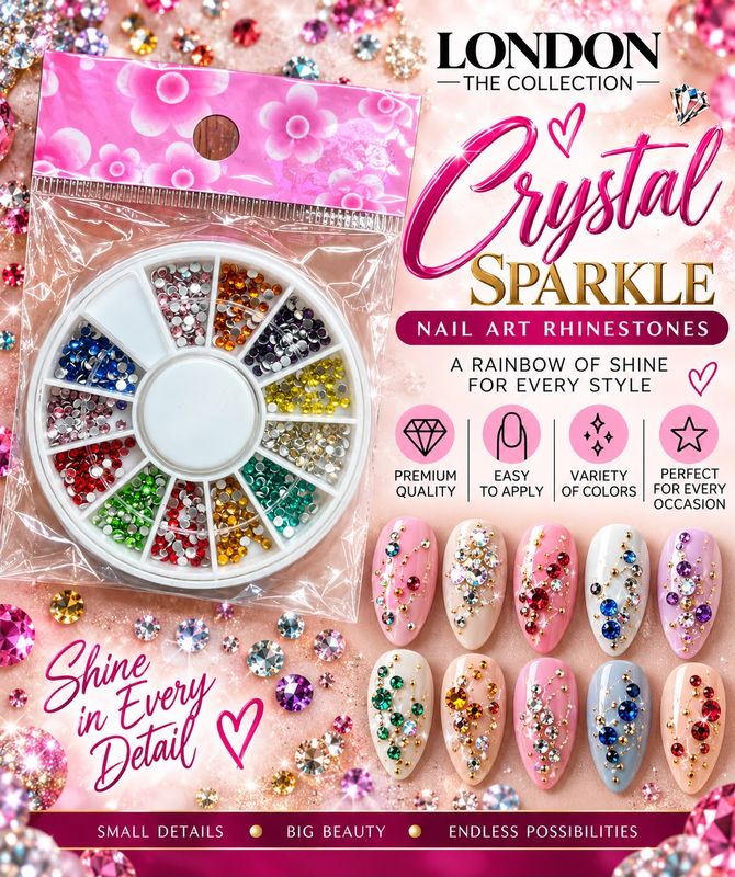 Crystal Sparkle - Nail Art Rhinestones