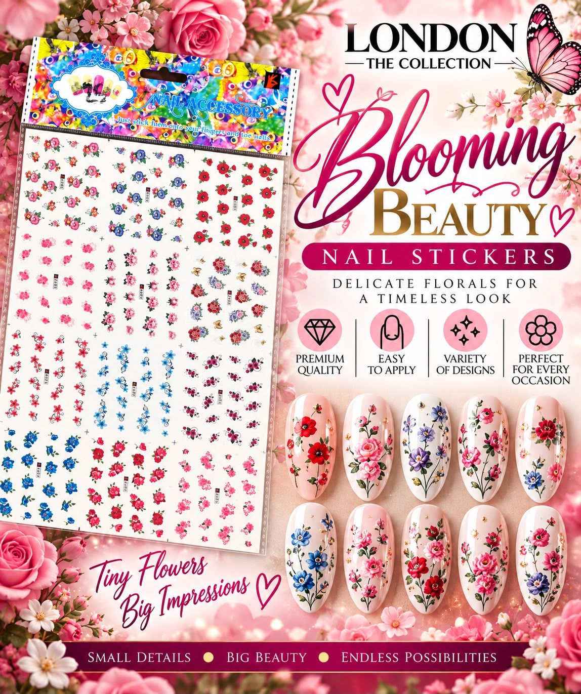 Blooming Beauty - Nail Stickers
